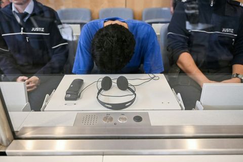 Angeklagter vor Gericht