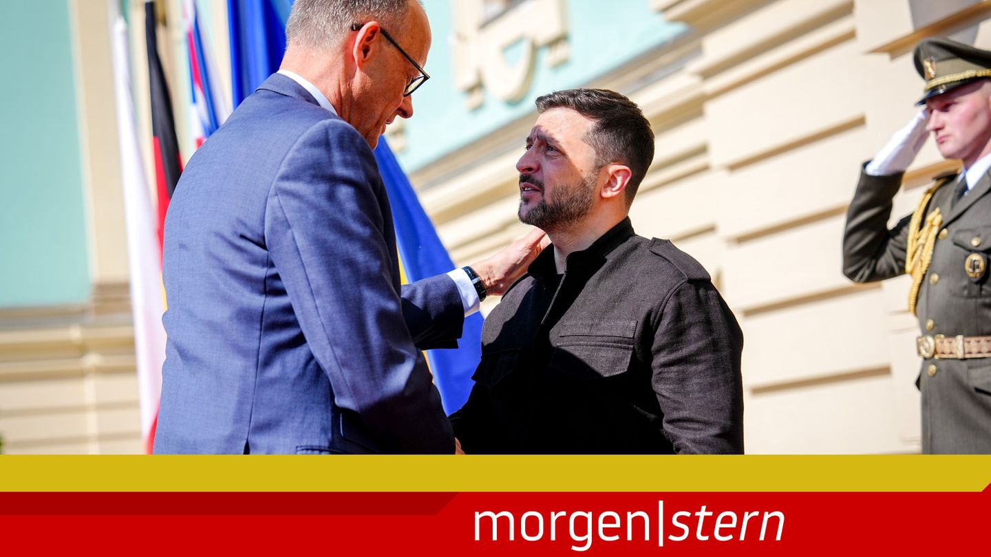 Wolodymyr Selenskyj comes to Berlin – the situation in the morning
