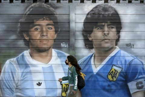 Diego Maradona wird in Argentinien immer noch leidenschaftlich verehrt