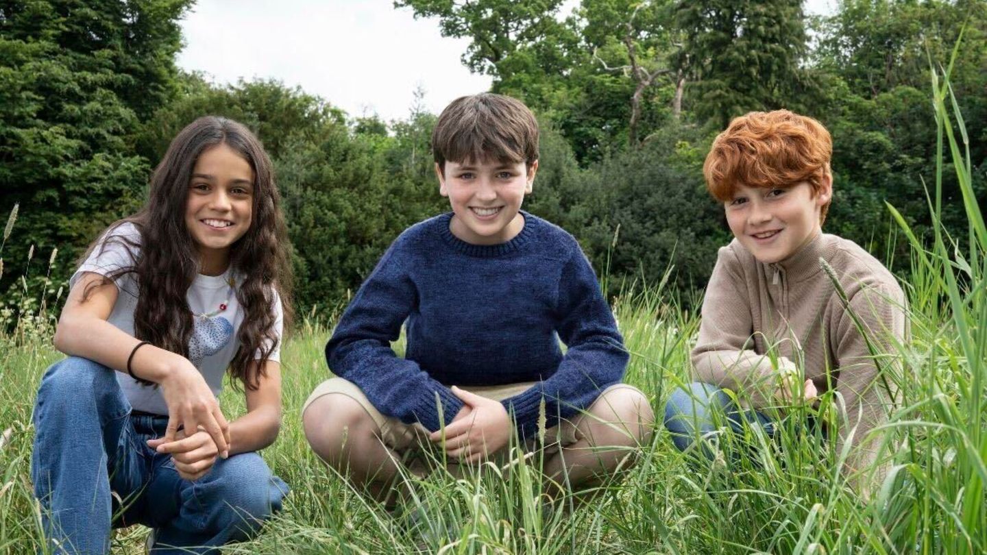 Die Neuzugänge der "Harry Potter"-Serie: Arabella Stanton, Dominic McLaughlin und Alastair Stout (v.l.n.r.)