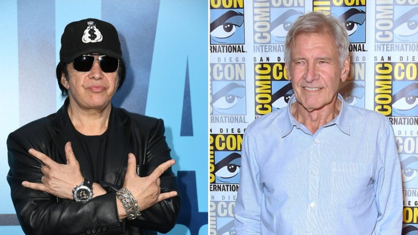 Gene Simmons and Harrison Ford: Prize for their social commitment