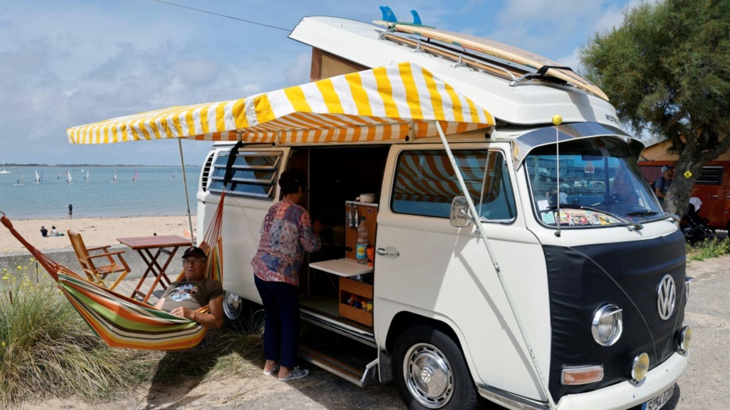 Oldtimer-Wohnmobil