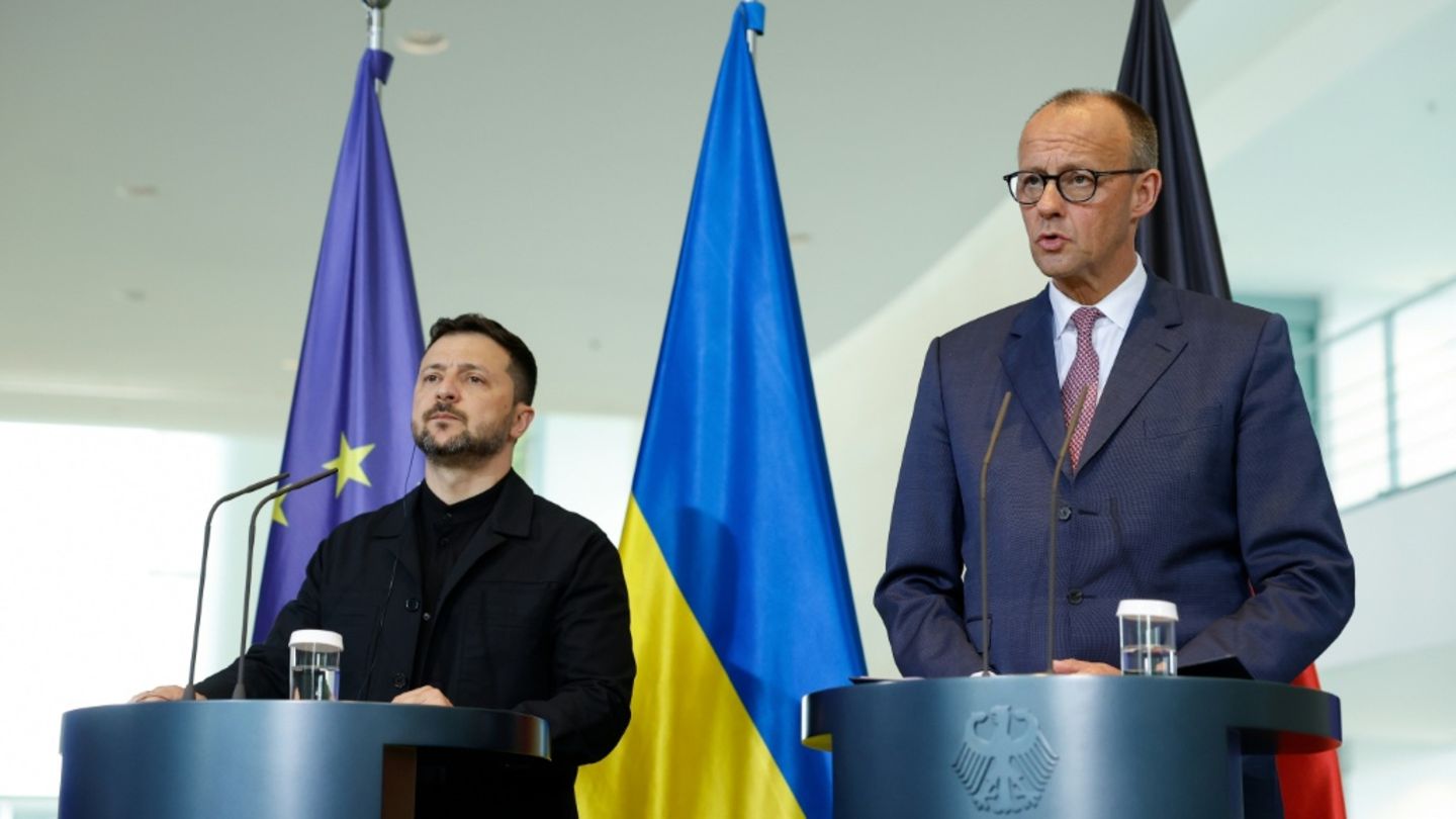 Präsident Selenskyj und Kanzler Merz