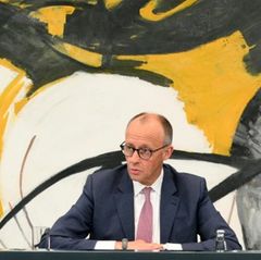 Parteichefs der schwarz-roten Bundesregierung: Söder, Merz, Klingbeil und Esken