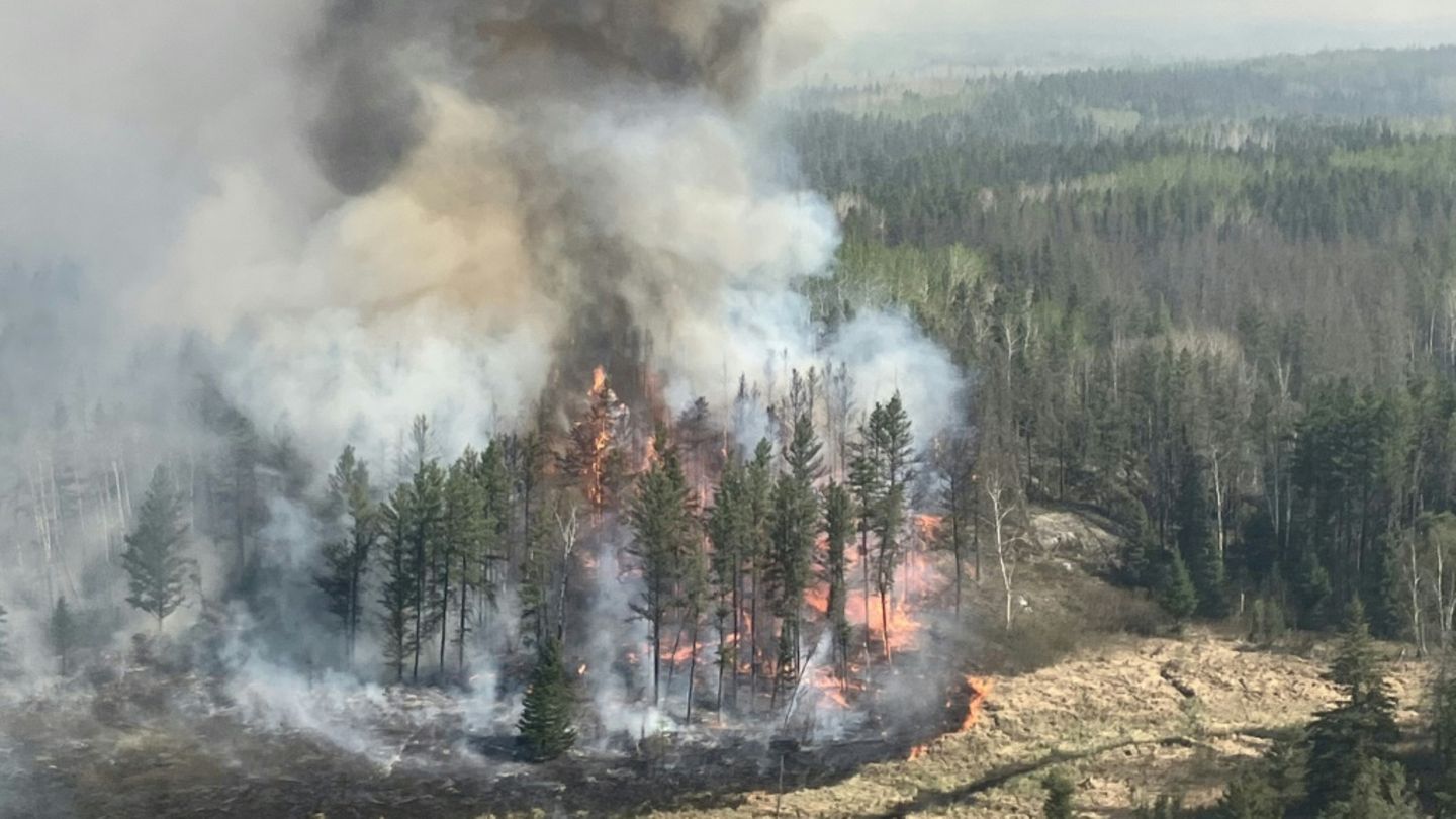 Waldbrand Mitte Mai in Kanada