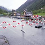 Sperrung vor Blatten