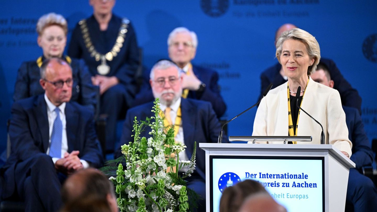 Charles Prize Awards: From the Leyen: Our mission is European independence