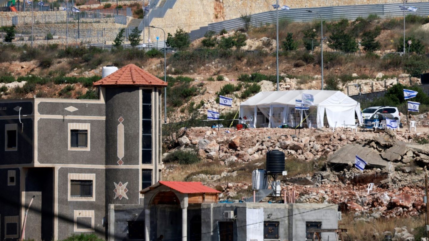 Israelische Siedler im Westjordanland