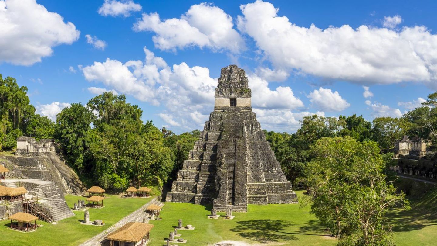 Unesco-Weltkulturerbe Tikal in Guatemala, eines der bedeutendsten kulturellen Zentren der Maya-Zivilisation