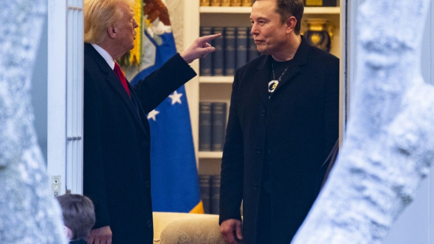 Donald Trump (links) und Elon Musk