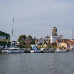 Hafen von Wolgast in Mecklenburg-Vorpommern