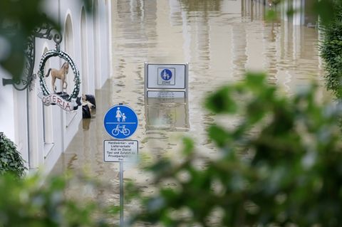 Überschwemmungen in Passau im Juni 2024