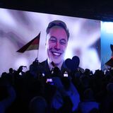 Elon Musk per Video beim Wahlkampfauftakt der AfD