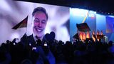 Elon Musk per Video beim Wahlkampfauftakt der AfD