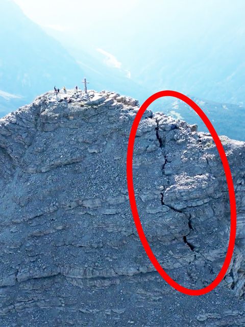 Alpen werden instabiler – Experte: "Dieser Berg wird auseinanderbrechen"