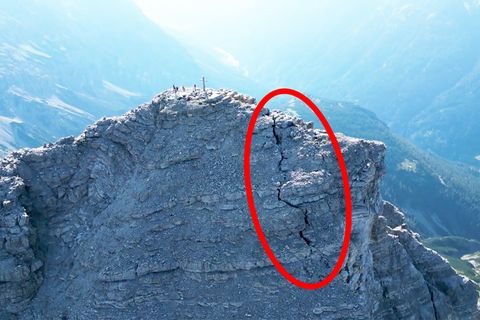 Alpen werden instabiler – Experte: "Dieser Berg wird auseinanderbrechen"