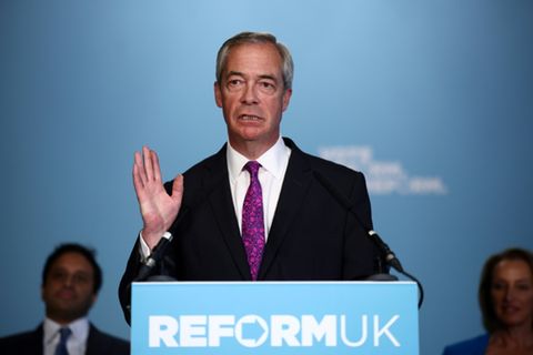 Nigel Farage, Parteichef von Reform UK
