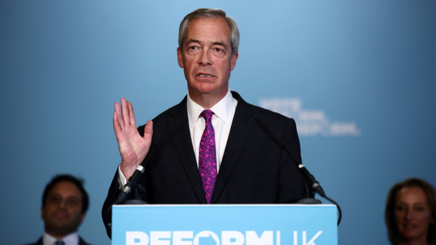 Nigel Farage, Parteichef von Reform UK