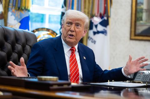 US-Präsident Donald Trump spricht im Oval Office auch zum Prozess gegen P. Diddy