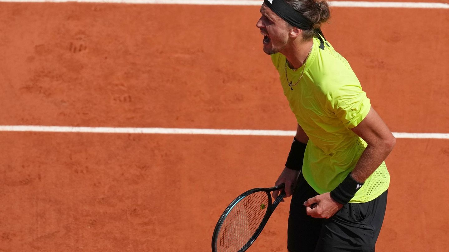 French Open: Zverev is going: Clear victory against Hamburg-Champion