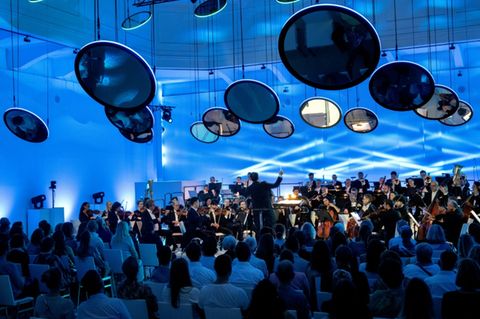 Probe zum Weltraum-Konzert in Wien