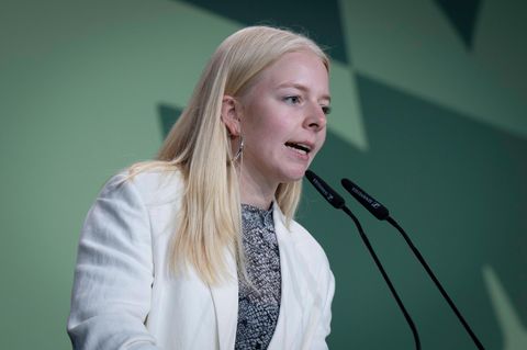 Jette Nietzard von Bündnis 90/Die Grünen bei einer Rede