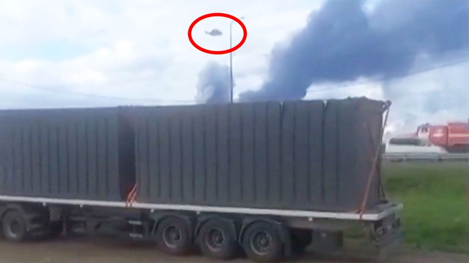 Handyvideos zeigen Teile der ukrainischen "Aktion Spinnennetz"