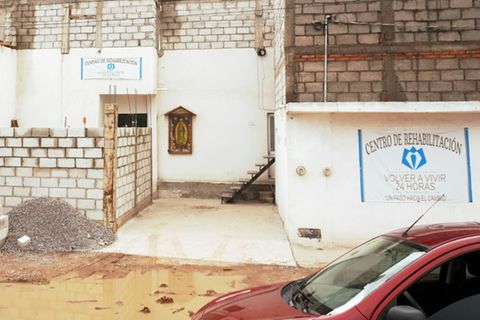 Eingang zur Entzugsklinik in San José Iturbide