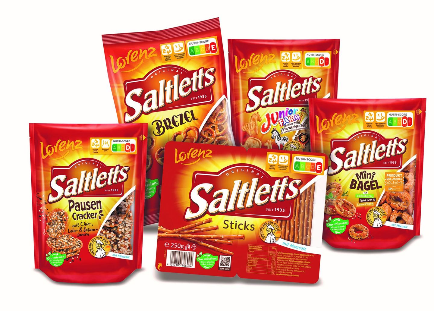 Saltletts mit weniger Salz Saltletts mit weniger Salz