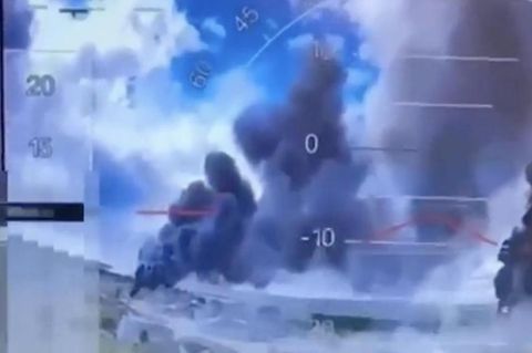 Ein ukrainischer Angriff attackiert einen Luftwaffenstützpunkt