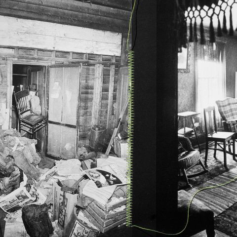 Innenansicht von Ed Geins Wohnhaus