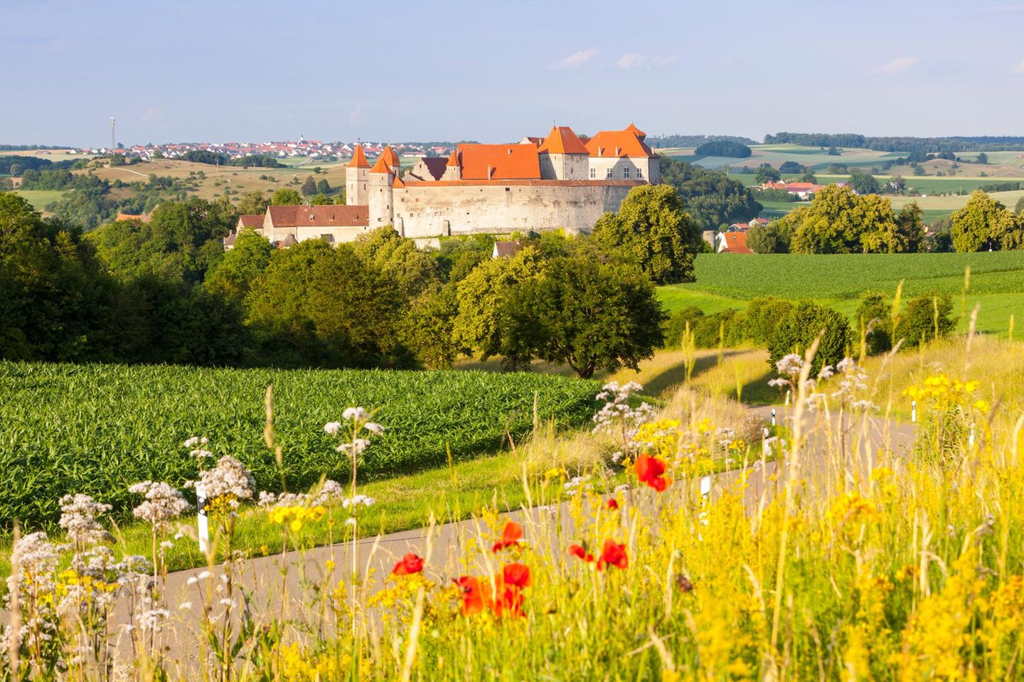 Abschalten auf dem Albsteig Harburger Burg auf dem Albsteig