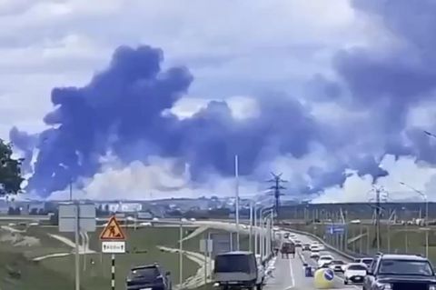 Drohnenangriff auf russische Militärflugplätze