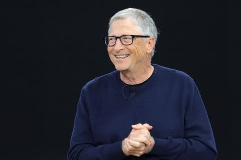 Microsoft-Mitbegründer und ehemaliger CEO Bill Gates beim 50-jährigen Jubiläum im Microsoft-Hauptquartier