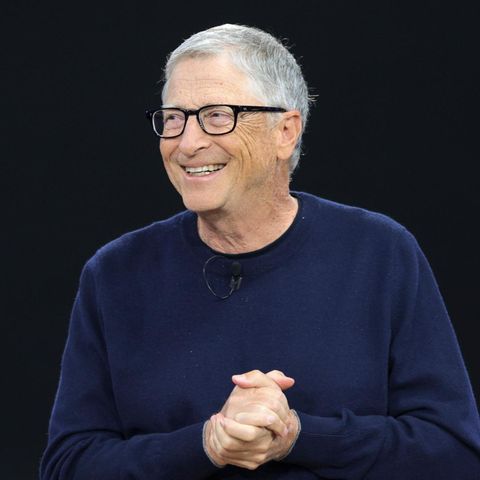 Microsoft-Mitbegründer und ehemaliger CEO Bill Gates beim 50-jährigen Jubiläum im Microsoft-Hauptquartier