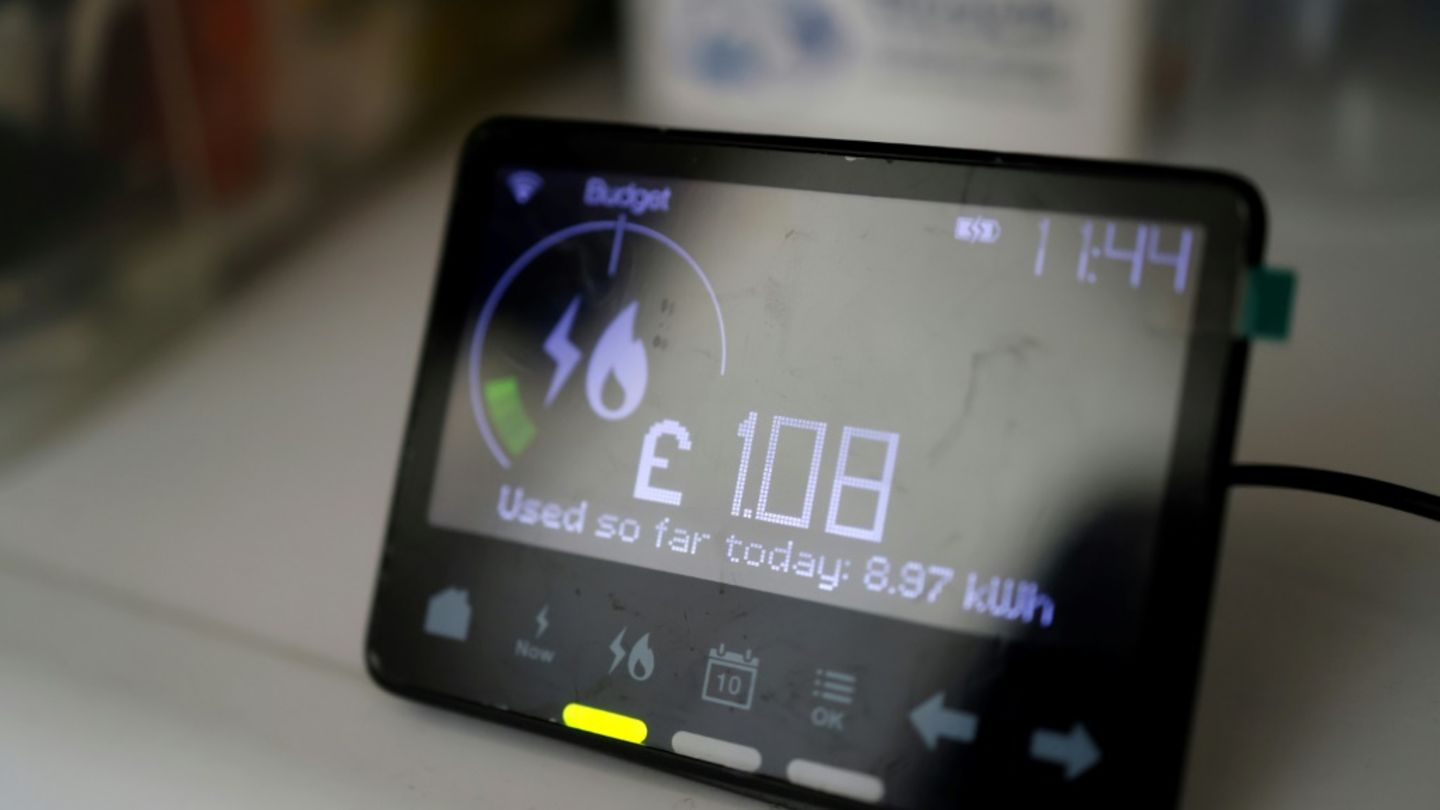 Smart Meter in einem britischen Haushalt