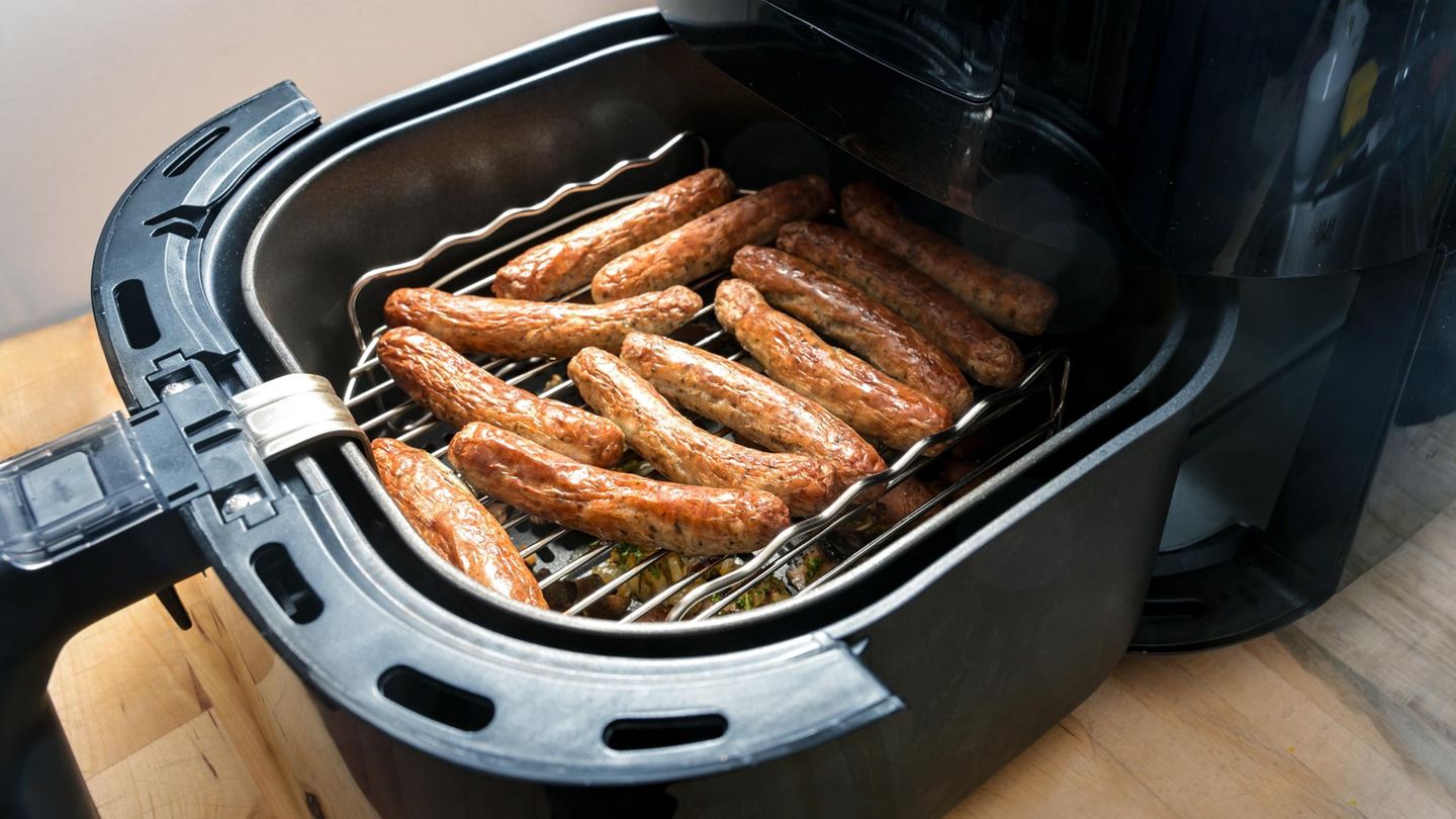 Bratwurst im Airfryer.