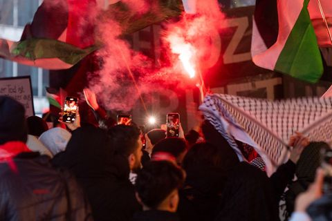 Antisemitismus auch auf Demos
