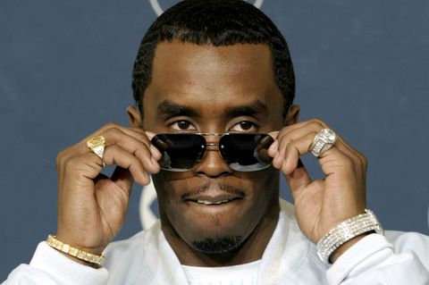 Sean "P. Diddy" Combs backstage bei den Grammy Awards 2002