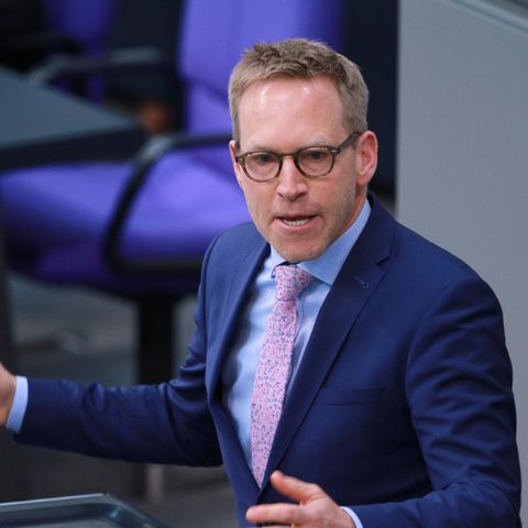 Der CDU-Politiker Marc Henrichmann bei einer Rede im Deutschen Bundestag