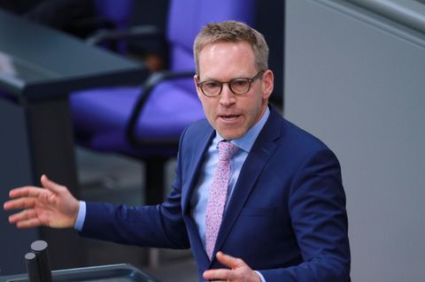 Der CDU-Politiker Marc Henrichmann bei einer Rede im Deutschen Bundestag