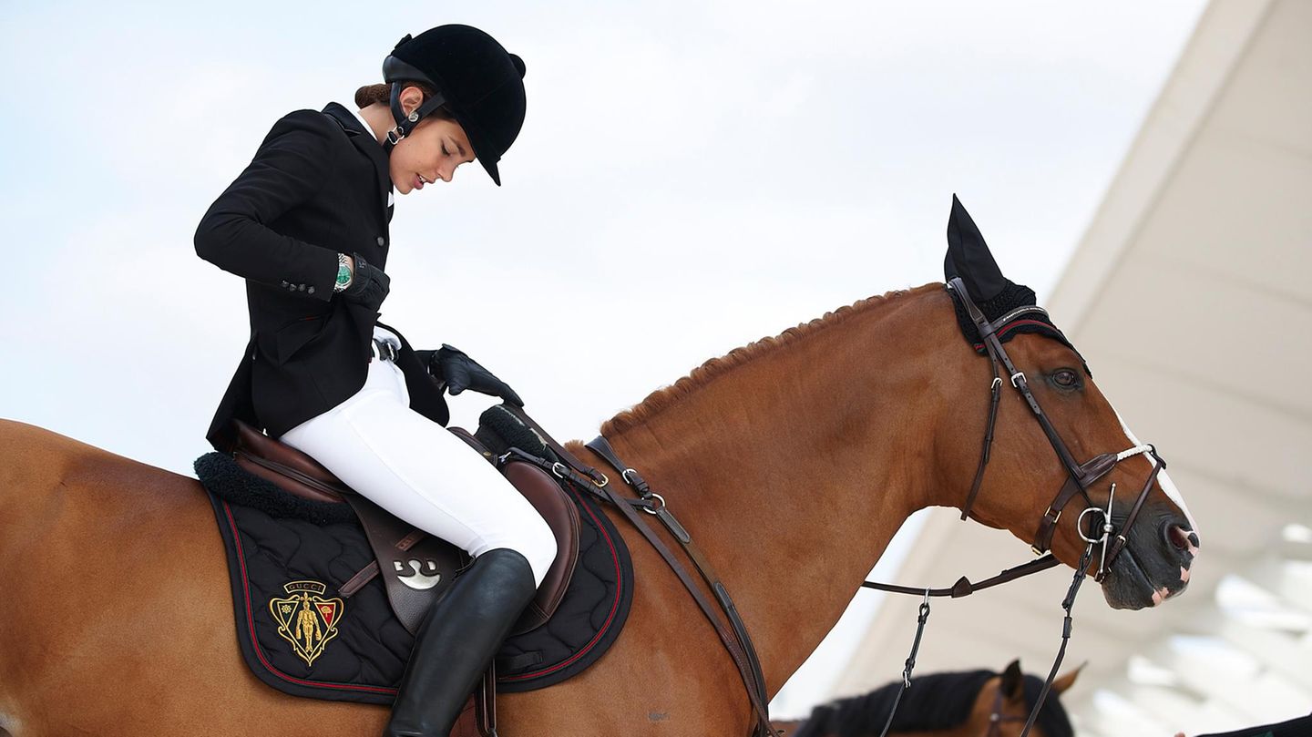 Young, prominent, a soft spot for the horse-celebrity daughter in equestrian sports