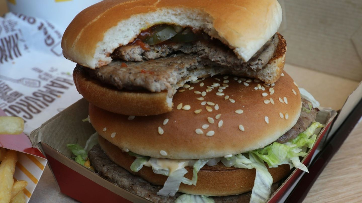 Burger in Schnellrestaurant