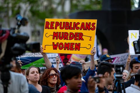 Protest gegen die Pläne der Trump-Regierung
