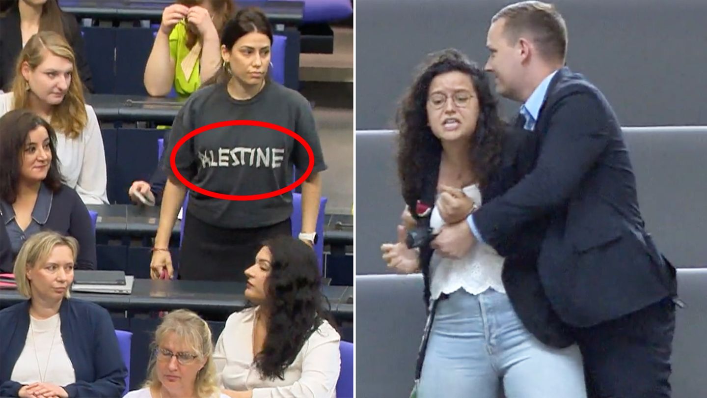 Bundestag: Klöckner throws out the left-wing politician-disturbant from the audience removed