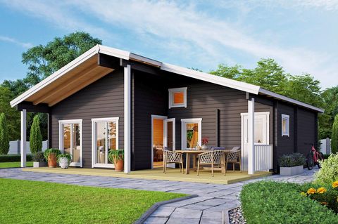 Wochenendhaus aus Holz