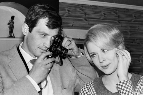 Jean-Paul Belmondo und Jean Seberg