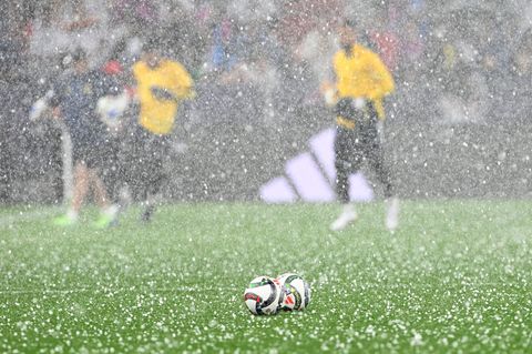 Ein Unwetter beeinträchtigt das Nations-League-Halbfinale in München