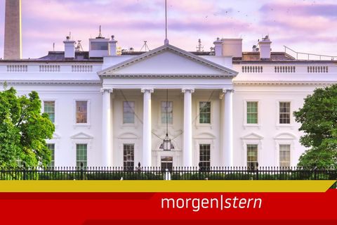 Das Weiße Haus in Washington, wo sich Merz und Trup am Donnerstag treffen