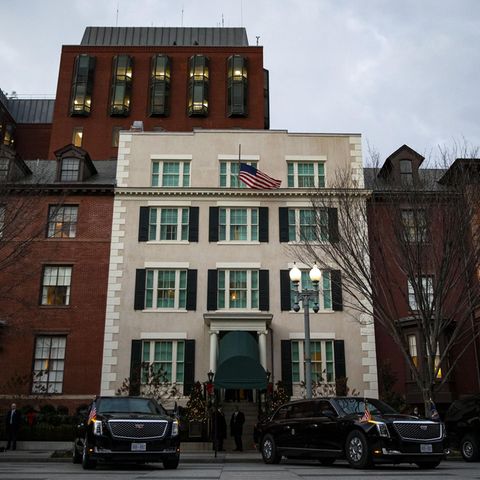 Im Blair House in der Pennsylvania Avenue kommt Friedrich Merz unter